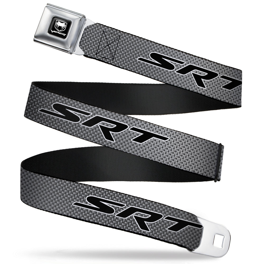 Dodge Viper Seatbelt Belt - SRT Carbon Fiber Silver/White/Black Webbing