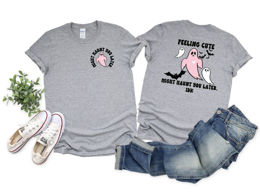 Might Haunt You Graphic Tee