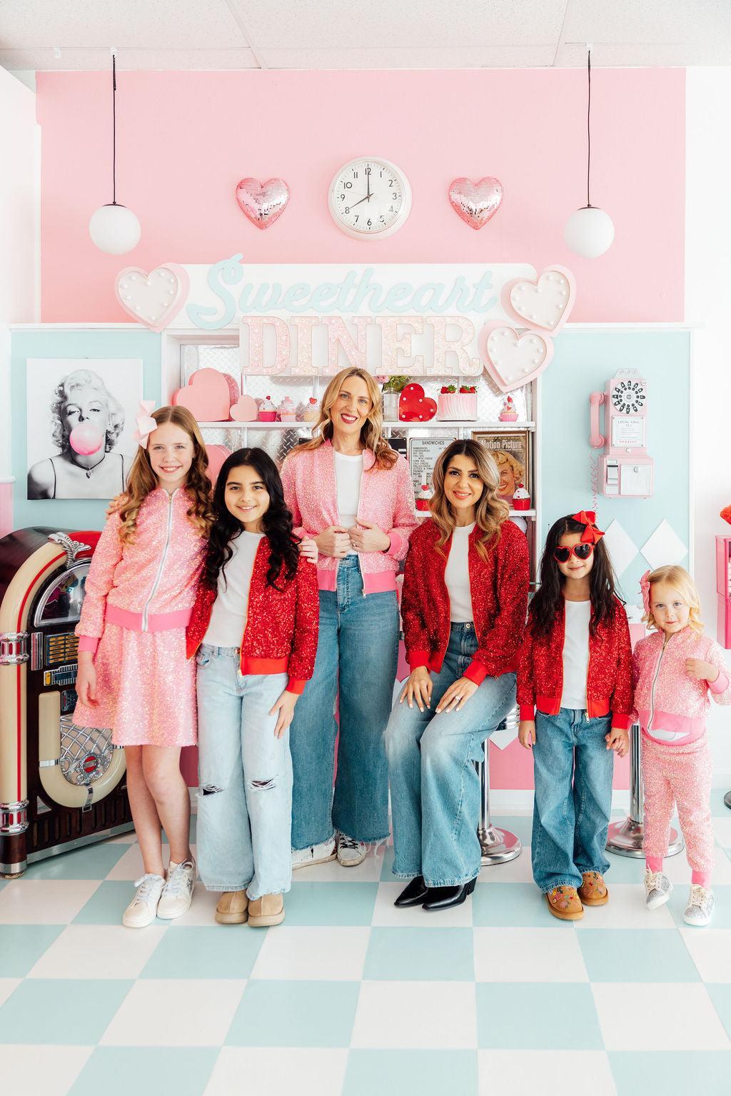 Grown Up Red Sequin Jacket