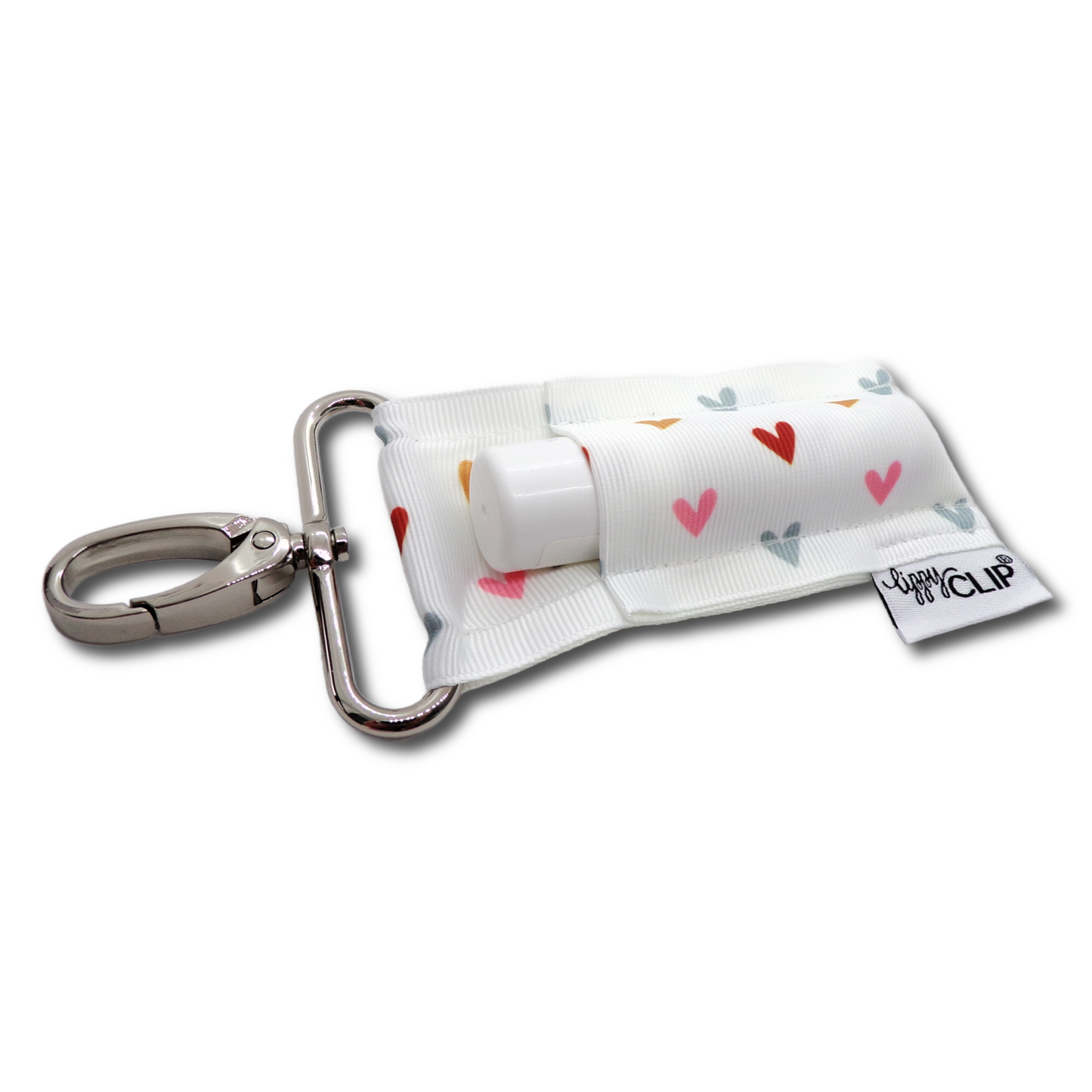 Muted Hearts LippyClip KISS for larger lip balms, essential oil rollers, etc.