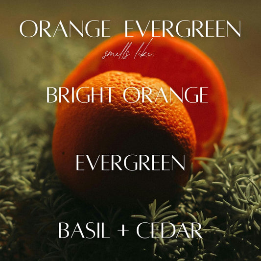 Orange Evergreen Reed Diffuser
