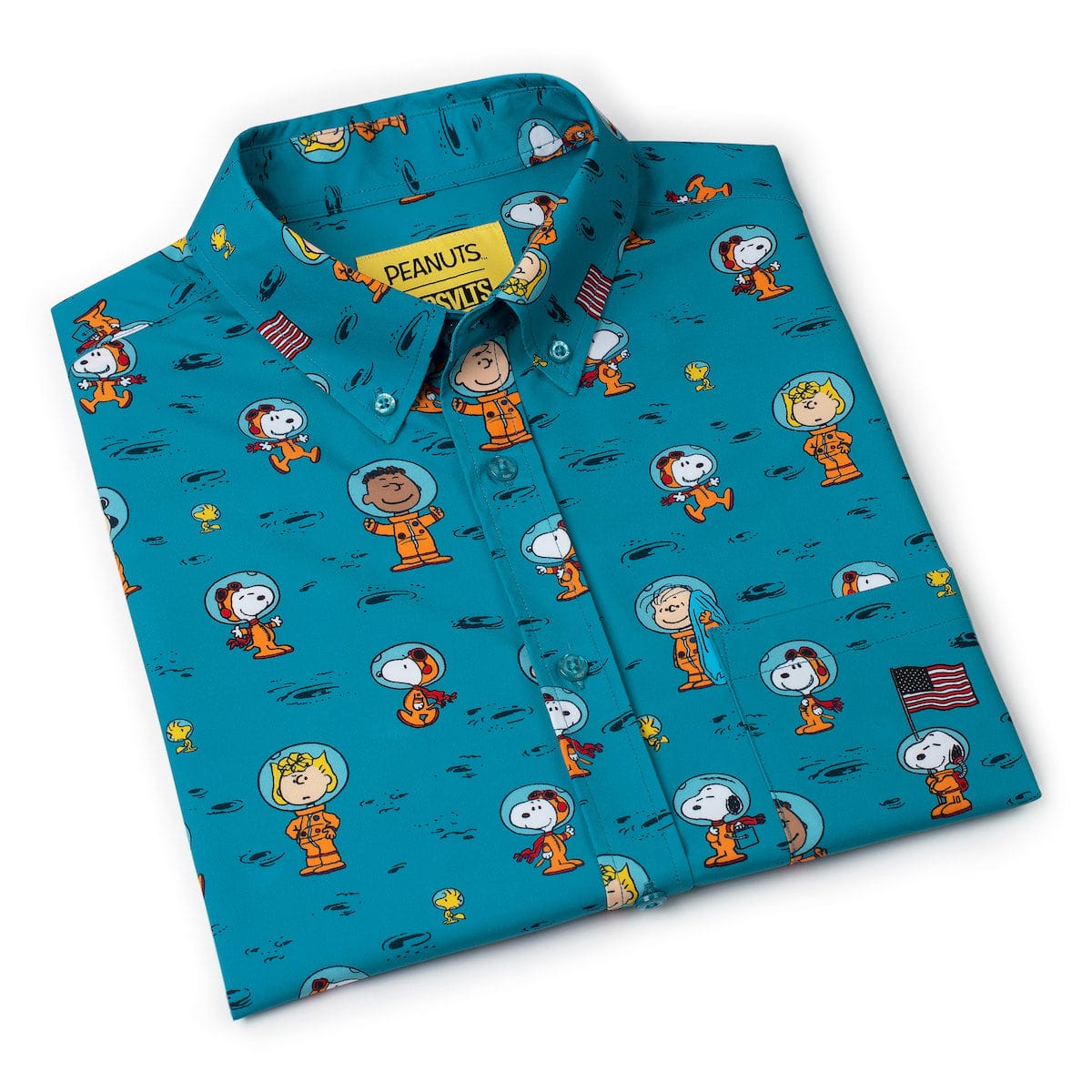 Peanuts "Astro 'Nuts" – KUNUFLEX Short Sleeve Shirt
