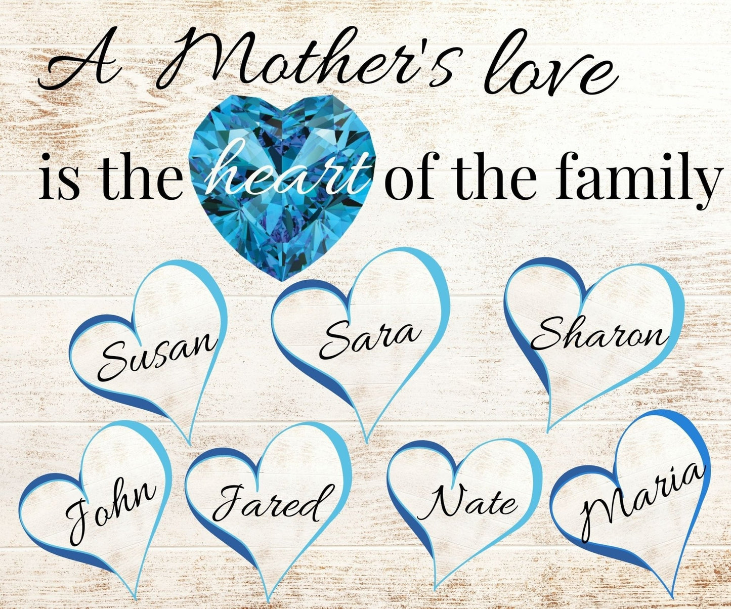 Diamond Art - Personalized Mother's Love (Preorder)