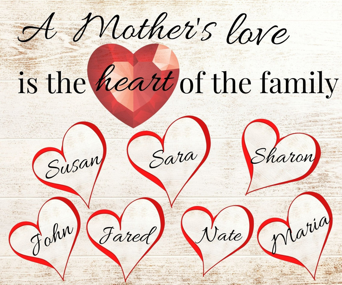 Diamond Art - Personalized Mother's Love (Preorder)