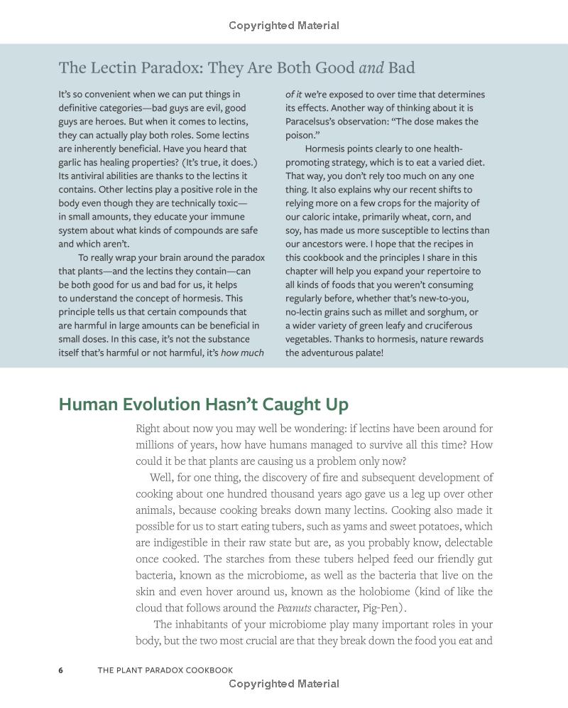 The Plant Paradox Cookbook: 100 Delicious Recipes to Help You Lose Weight, Heal Your Gut, and Live Lectin-Free (Spiral Bound)