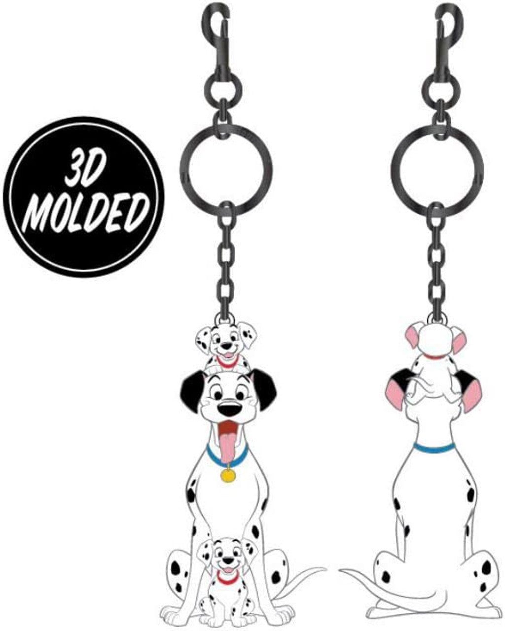 DISNEY 101 DALMATIANS 3D MOLDED KEYCHAIN