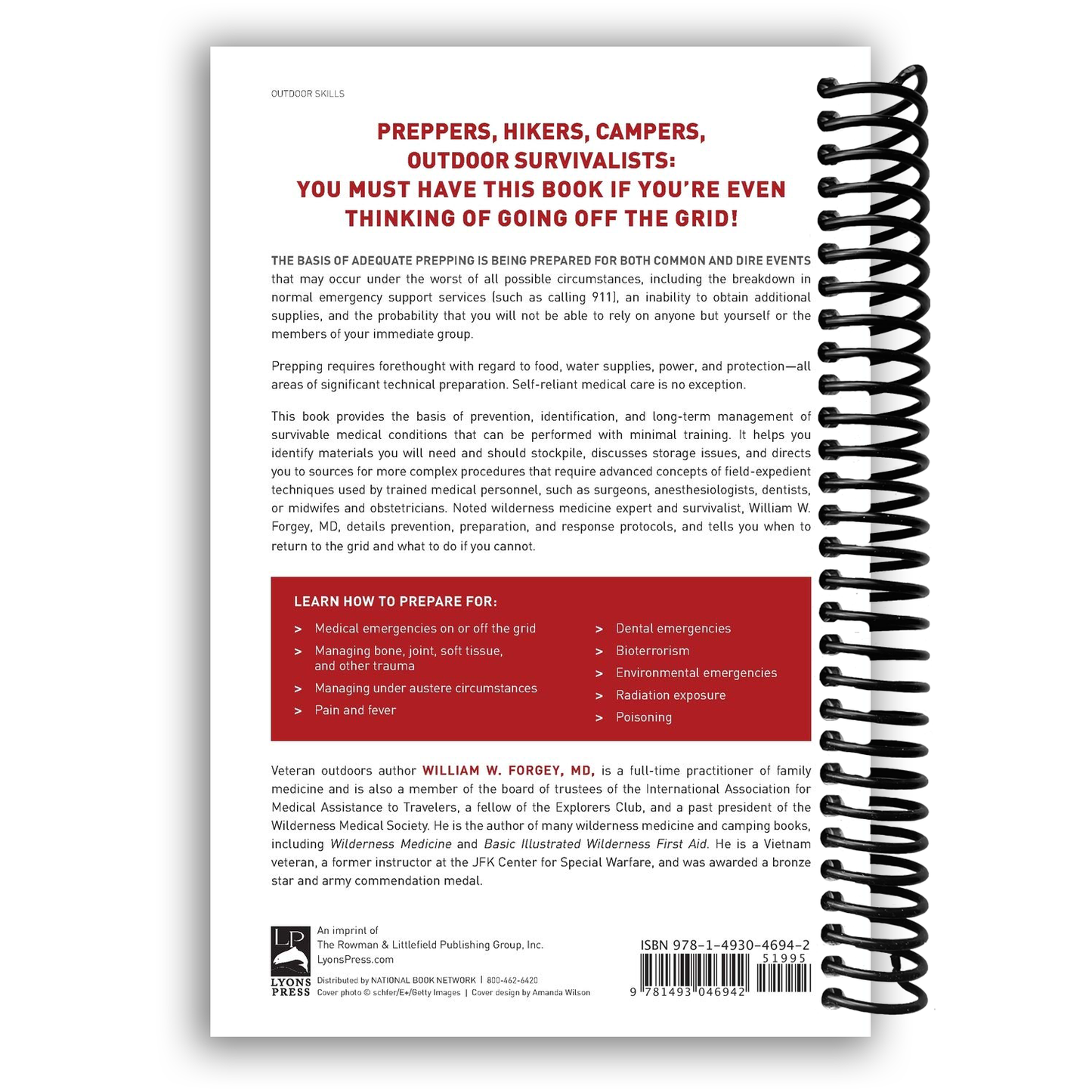 The Prepper's Medical Handbook (Spiral Bound)