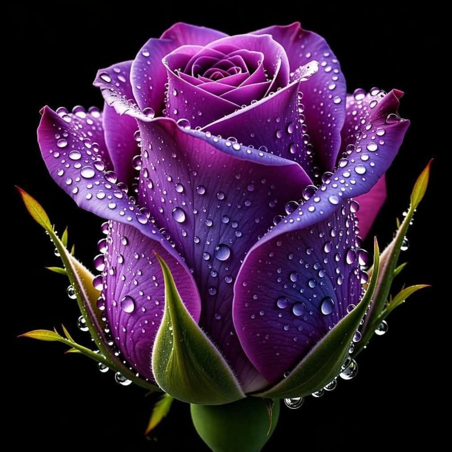 Midnight Dew Purple Rose