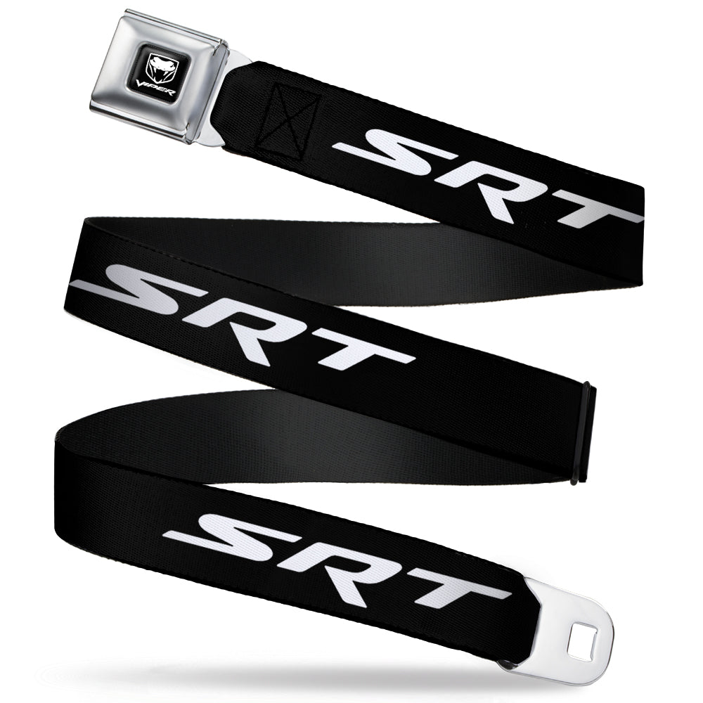 Dodge Viper Seatbelt Belt - SRT Black/White Webbing
