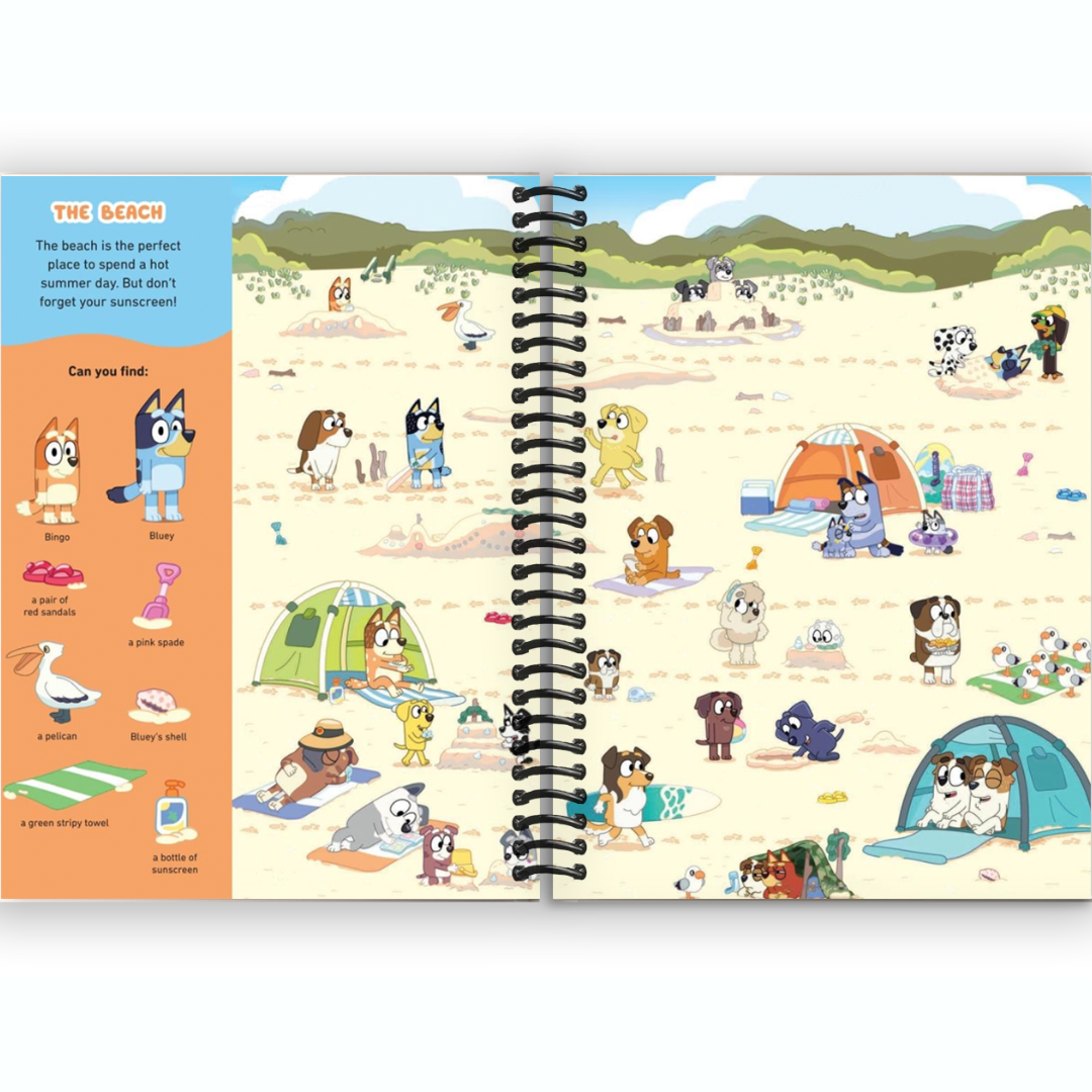 Where's Bluey?: A Search-and-Find Book (Spiral Bound)