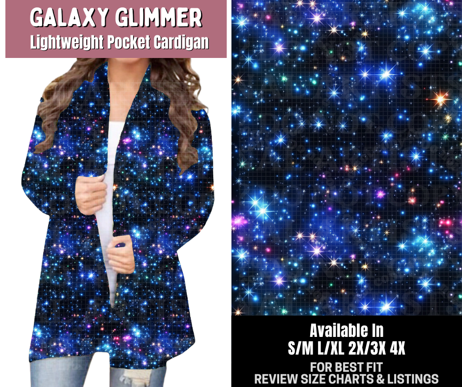 Preorder! Closes 6/4. ETA Sept. Galaxy Glimmer Pocket Cardigan