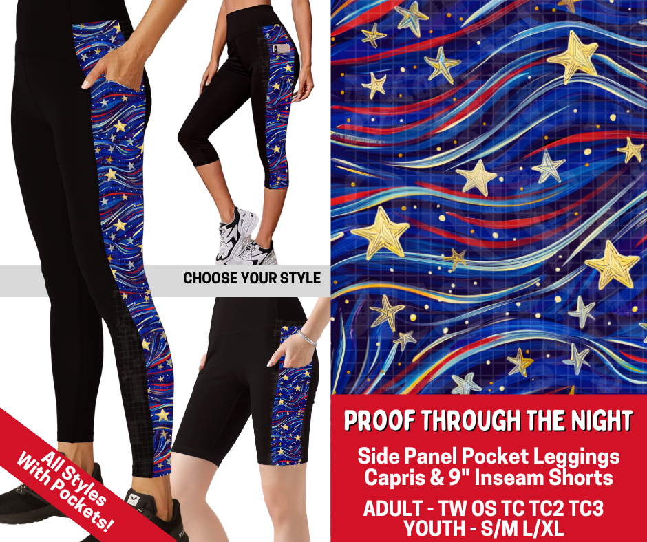 Preorder! Closes 3/19. ETA June. Proof Through The Night Combo Side Panel Legging Lengths