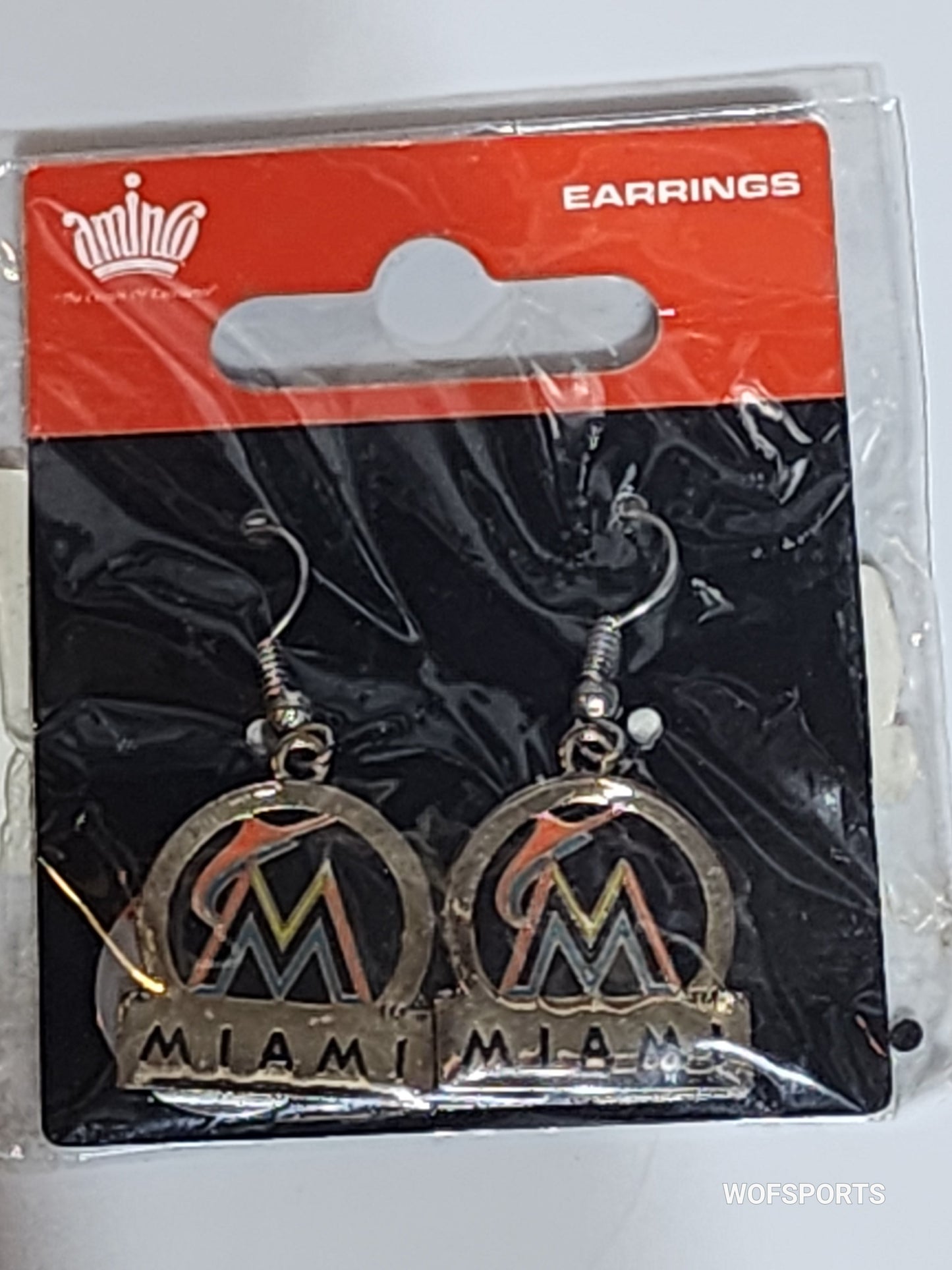 Miami Marlins Dangle Earrings