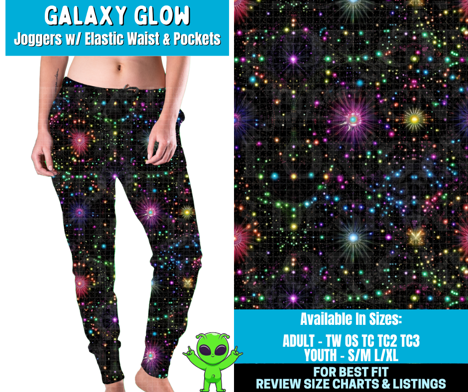 Preorder! Closes 2/11. ETA May. Galaxy Glow Combo Jogger Lengths