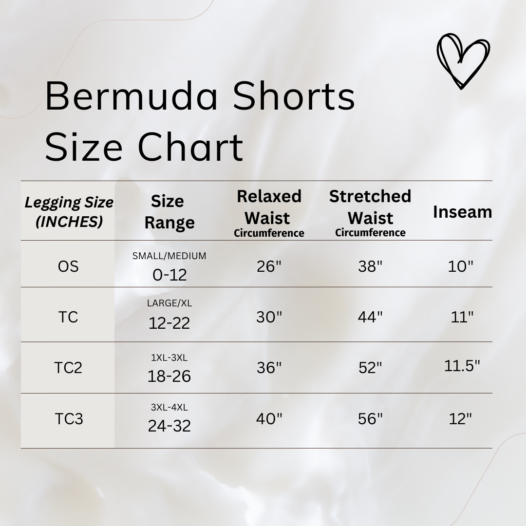 Desert Cactus Bermuda Shorts w/ Pockets