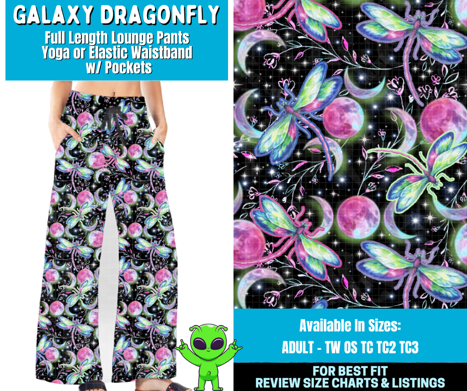 Preorder! Closes 2/11. ETA May. Galaxy Dragonfly Combo Lounge Lengths