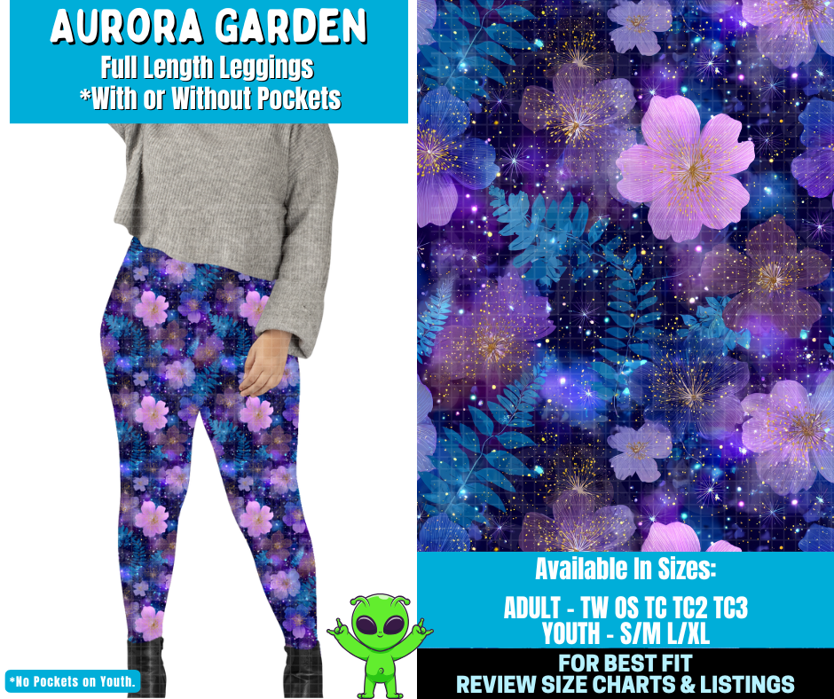 Preorder! Closes 2/11. ETA May. Aurora Garden Combo Legging Lengths