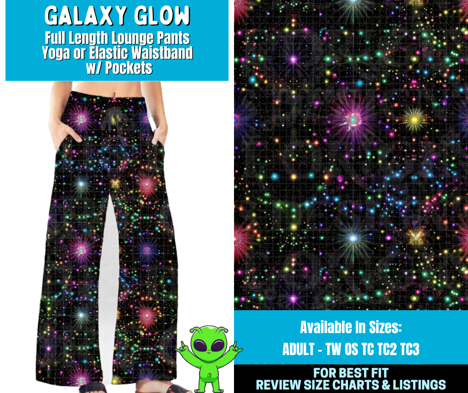 Preorder! Closes 2/11. ETA May. Galaxy Glow Combo Lounge Lengths