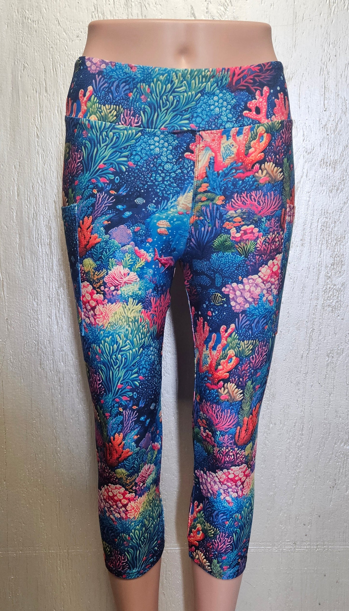 Underwater 12 capris with pockets