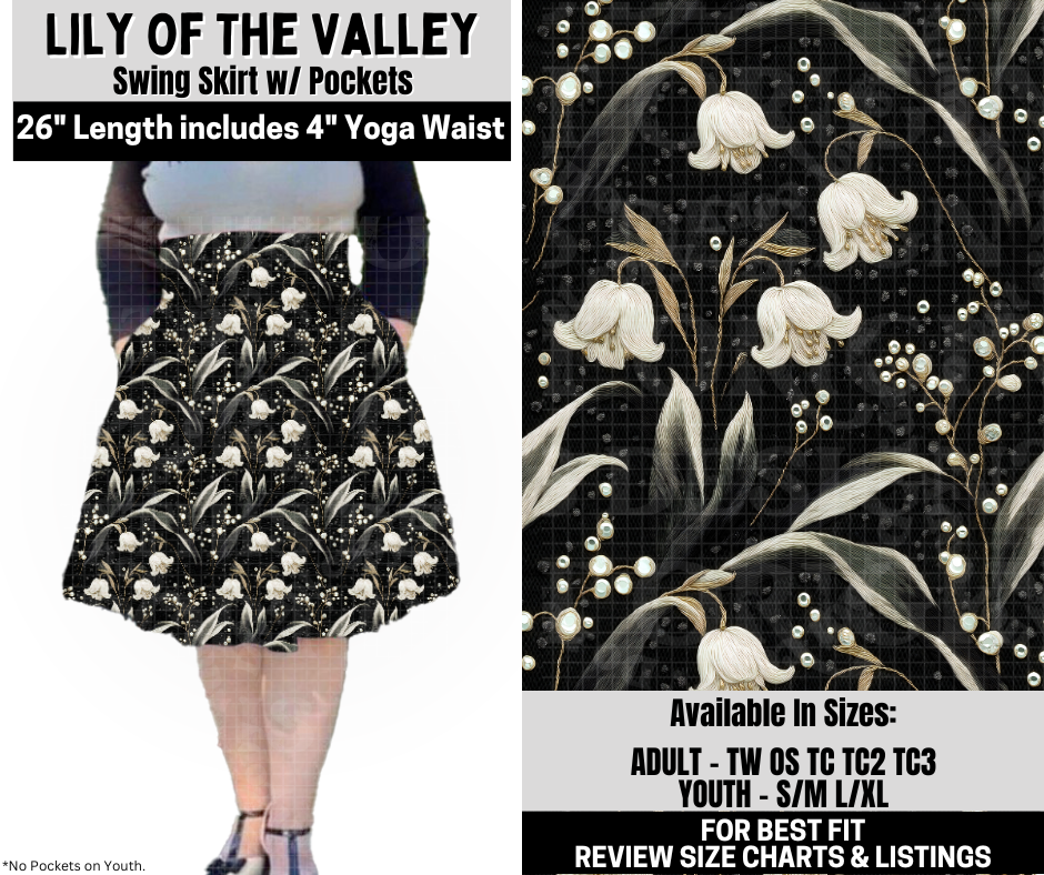 Preorder! Closes 10/6. ETA Dec. Lily Of The Valley Swing Skirt