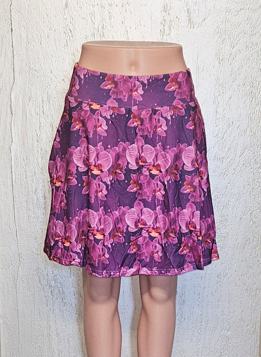 Purple Flower capris and skorts with pockets