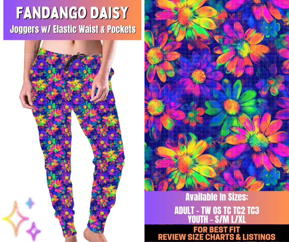 Preorder! Closes 12/10. ETA March. Fandango Daisy Joggers
