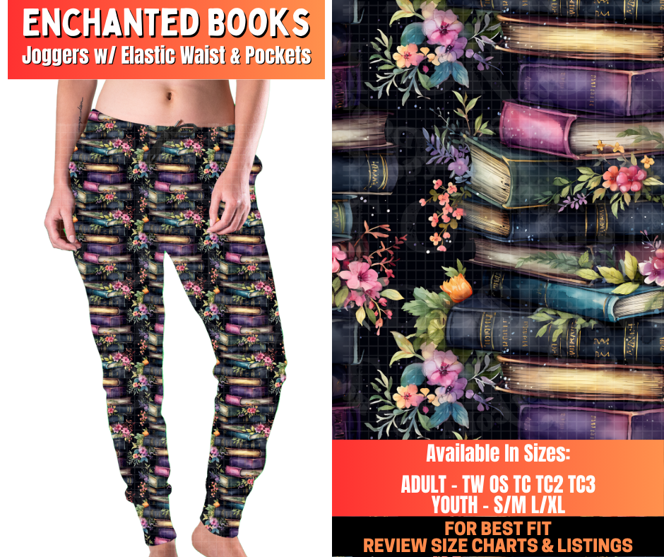 Preorder! Closes 12/29. ETA March. Enchanted Books Joggers