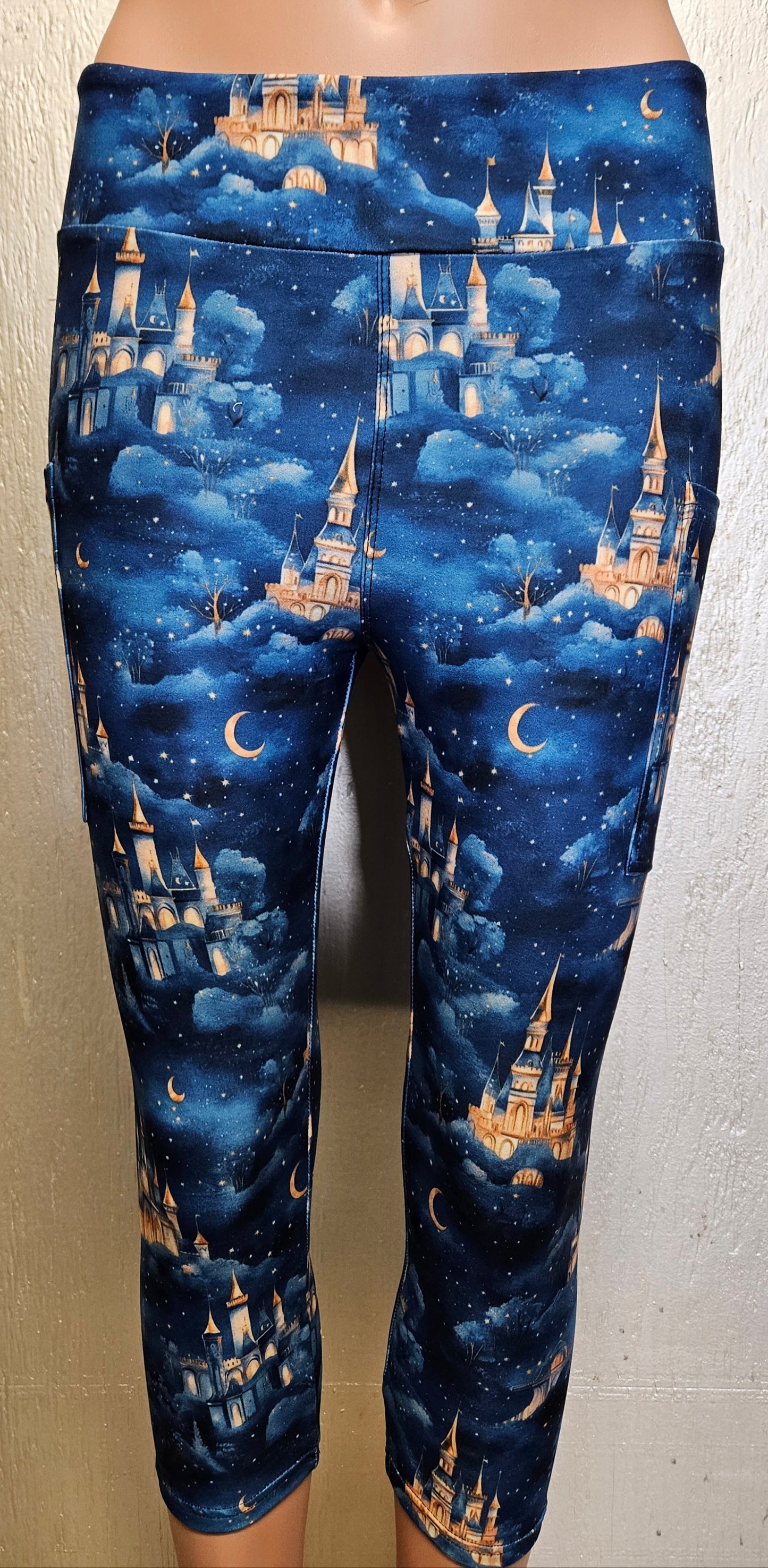 Moon Castle leggings, capris, and skorts with pockets