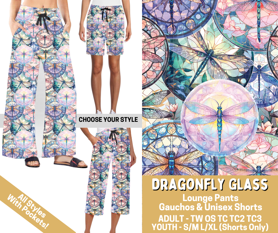 Preorder! Closes 2/26. ETA May. Dragonfly Glass Combo Lounge Lengths