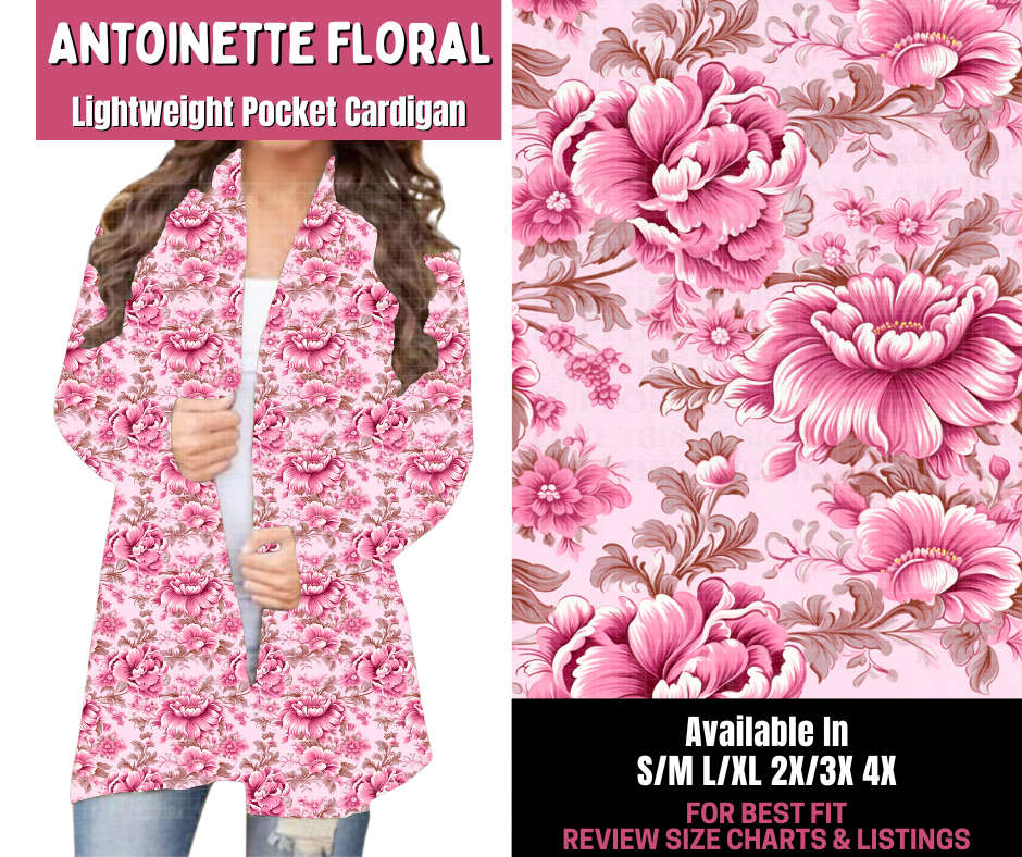 Preorder! Closes 11/10. ETA Jan. Antoinette Floral Pocket Cardigan
