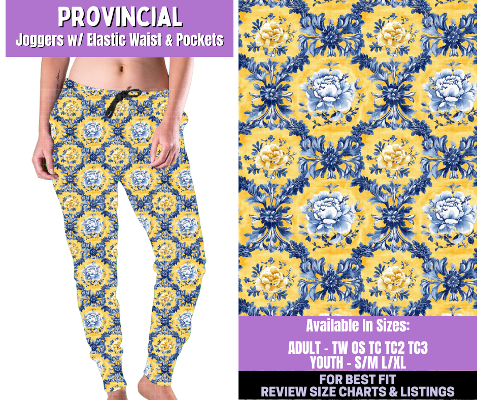 Preorder! Closes 1/5. ETA March. Provincial Joggers