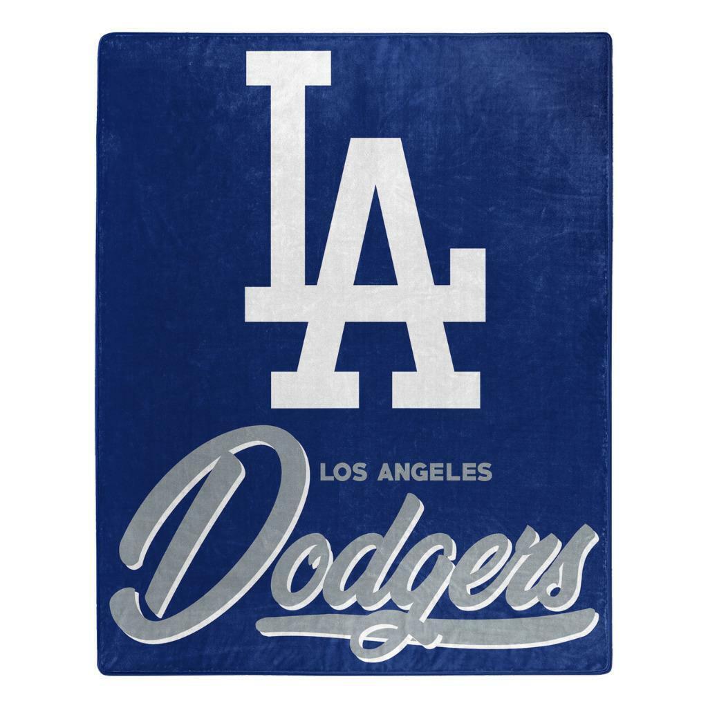 Los Angeles Dodgers MLB ‘Signature’ Raschel Throw Blanket