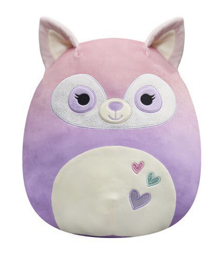 Squishmallows Chaitra the Pink Lemur 14" Valentine Stuffed Plush