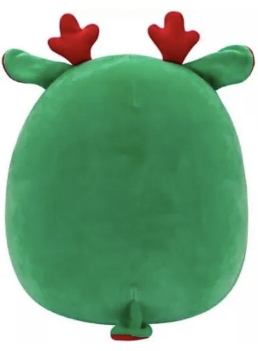 Squishmallows Zumir the Green Moose with Peppermint Swirl Belly 7.5" 2023 Christmas Edition Stuffed Plush