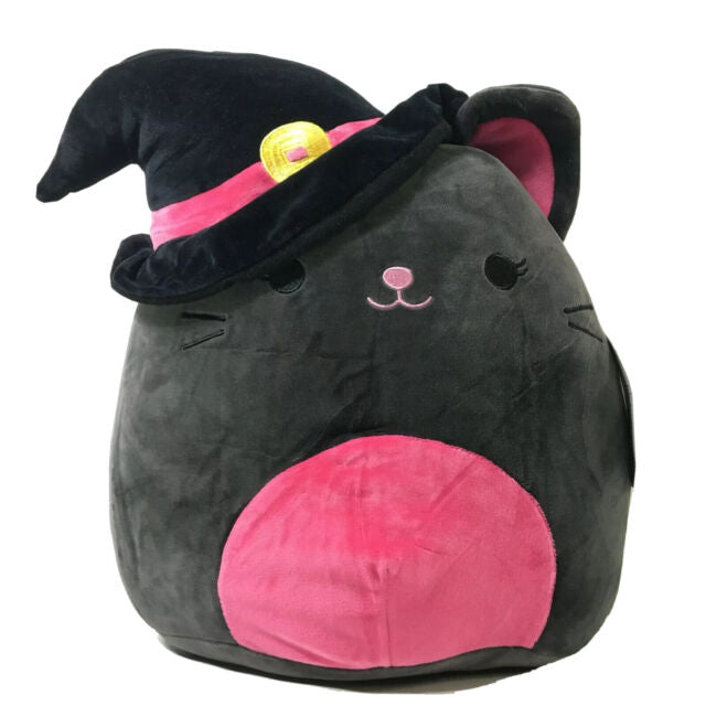 Squishmallows Catarina the Cat in Witch Hat 12" Halloween Stuffed Plush