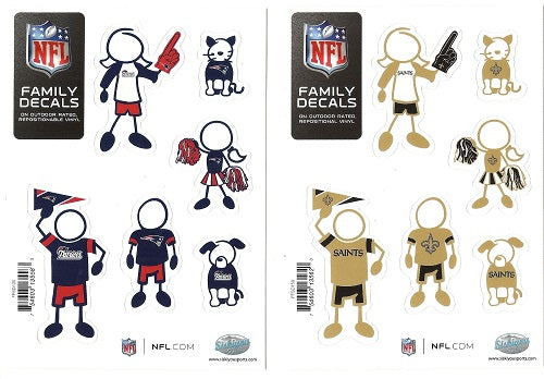 New Orleans Saints Family Decal - Small