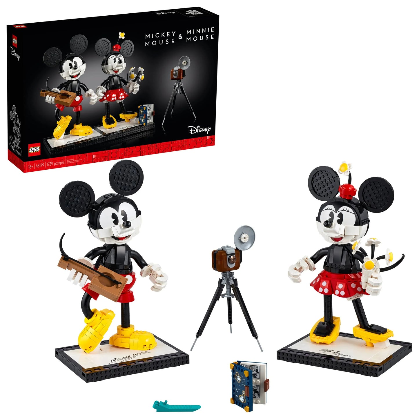 LEGO Disney Mickey Mouse & Minnie Mouse Buildable Characters 43179 (Retired Soon)