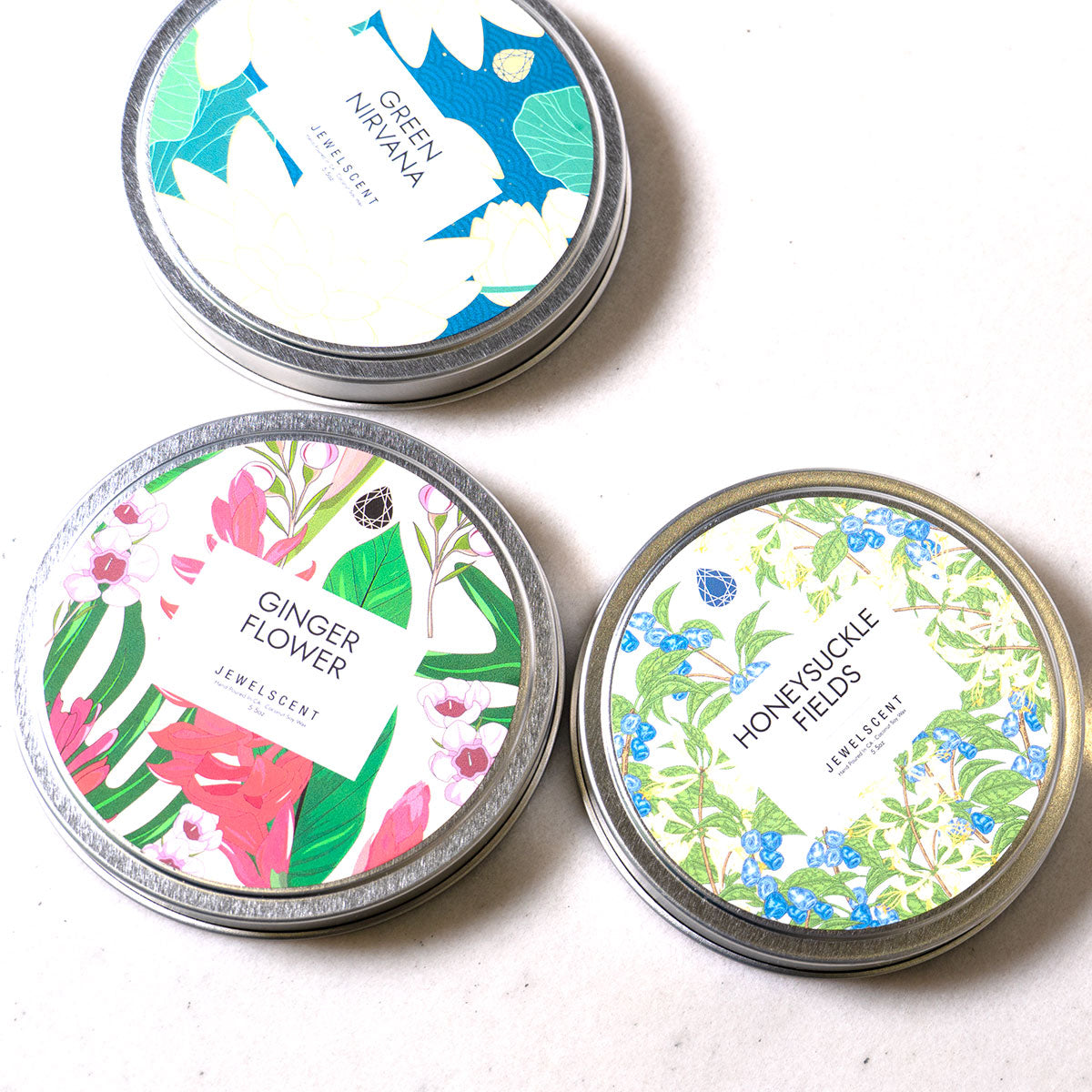 Green Nirvana 5.5oz Tin Jewelry Candle