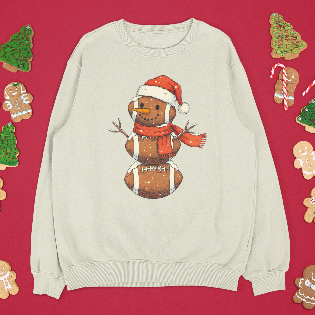 Touchdown Frosty Graphic Crewneck Sweatshirt