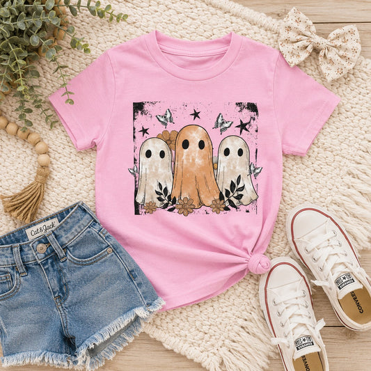 Ghost Friends Halloween Youth and Toddler Graphic Tee