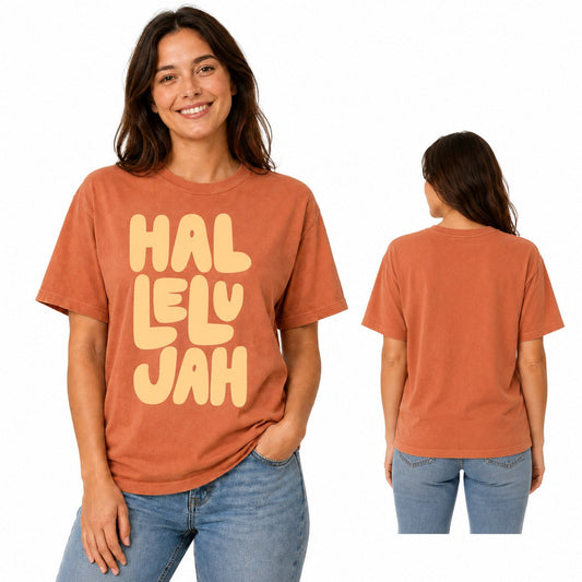 Hallelujah Adult Graphic Tee