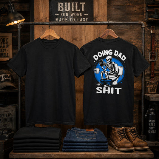 Doing Dad Shit Adult Graphic Tee