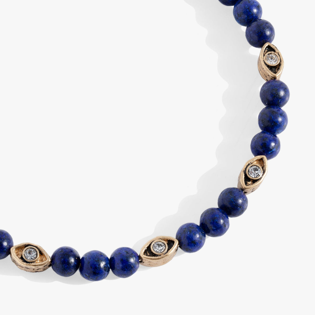 Untamed Evil Eye Lapis Bangle