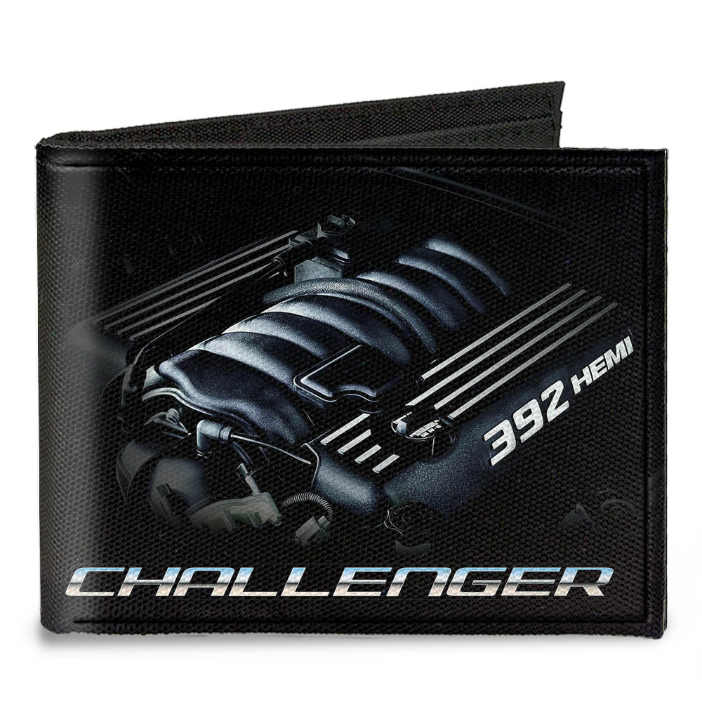 Canvas Bi-Fold Wallet - CHALLENGER Bold 392 HEMI Engine