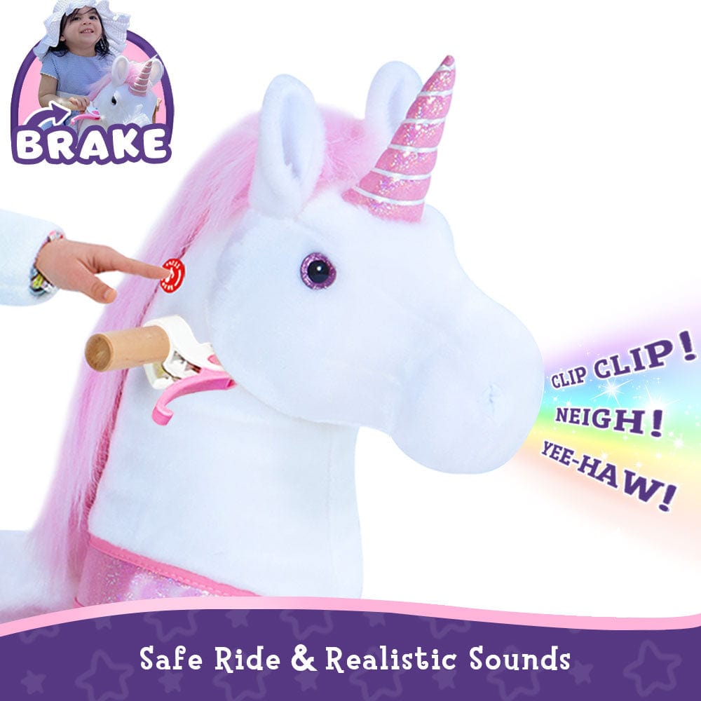 Model U Ride-On Unicorn Age 3-4 Pink