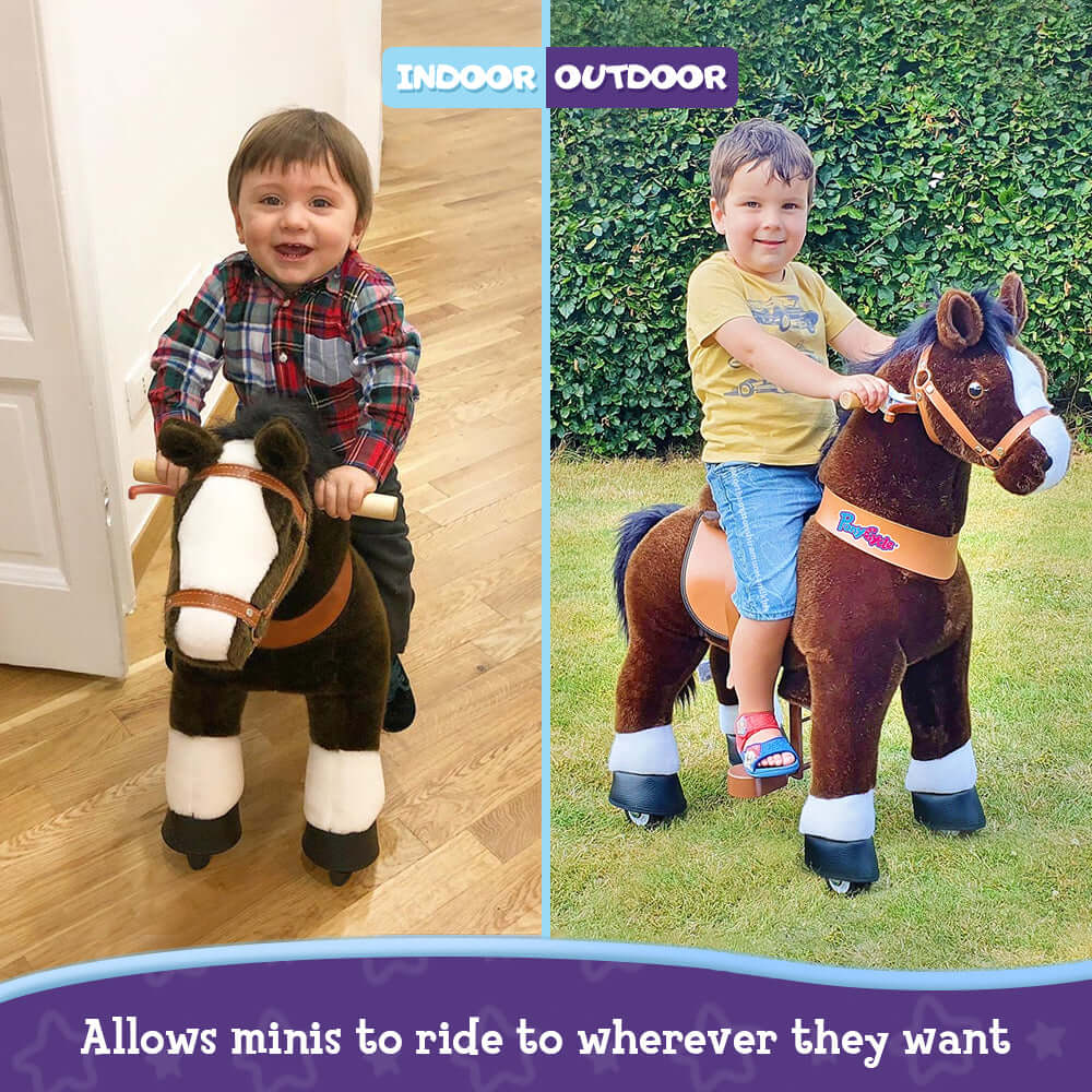 Model U Ride On Horse Toy Age 3-4 Chocolate