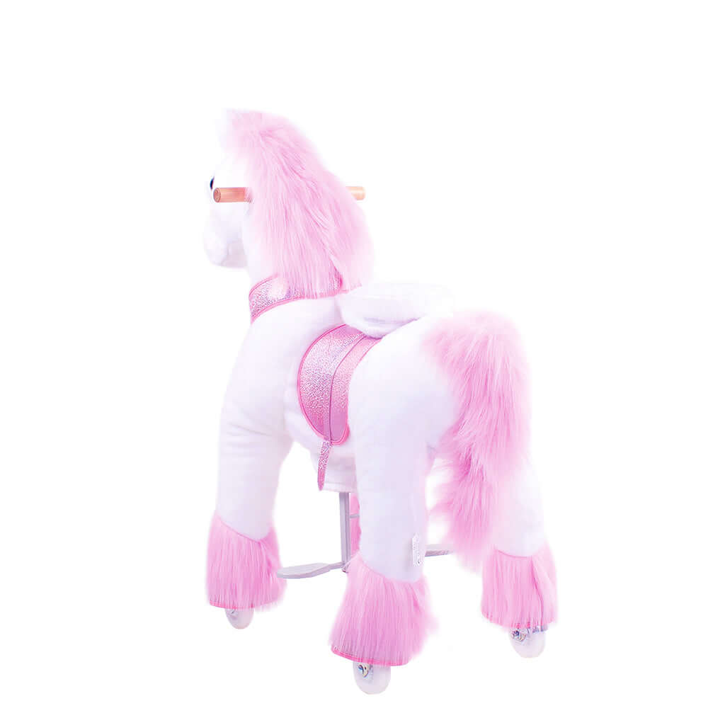 Model U Ride-On Plush Unicorn Age 4-7 Pink
