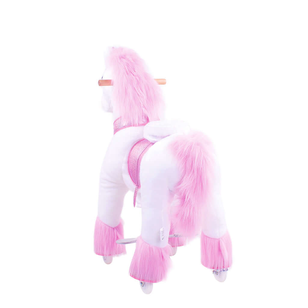 Model U Ride-On Plush Unicorn Age 4-7 Pink