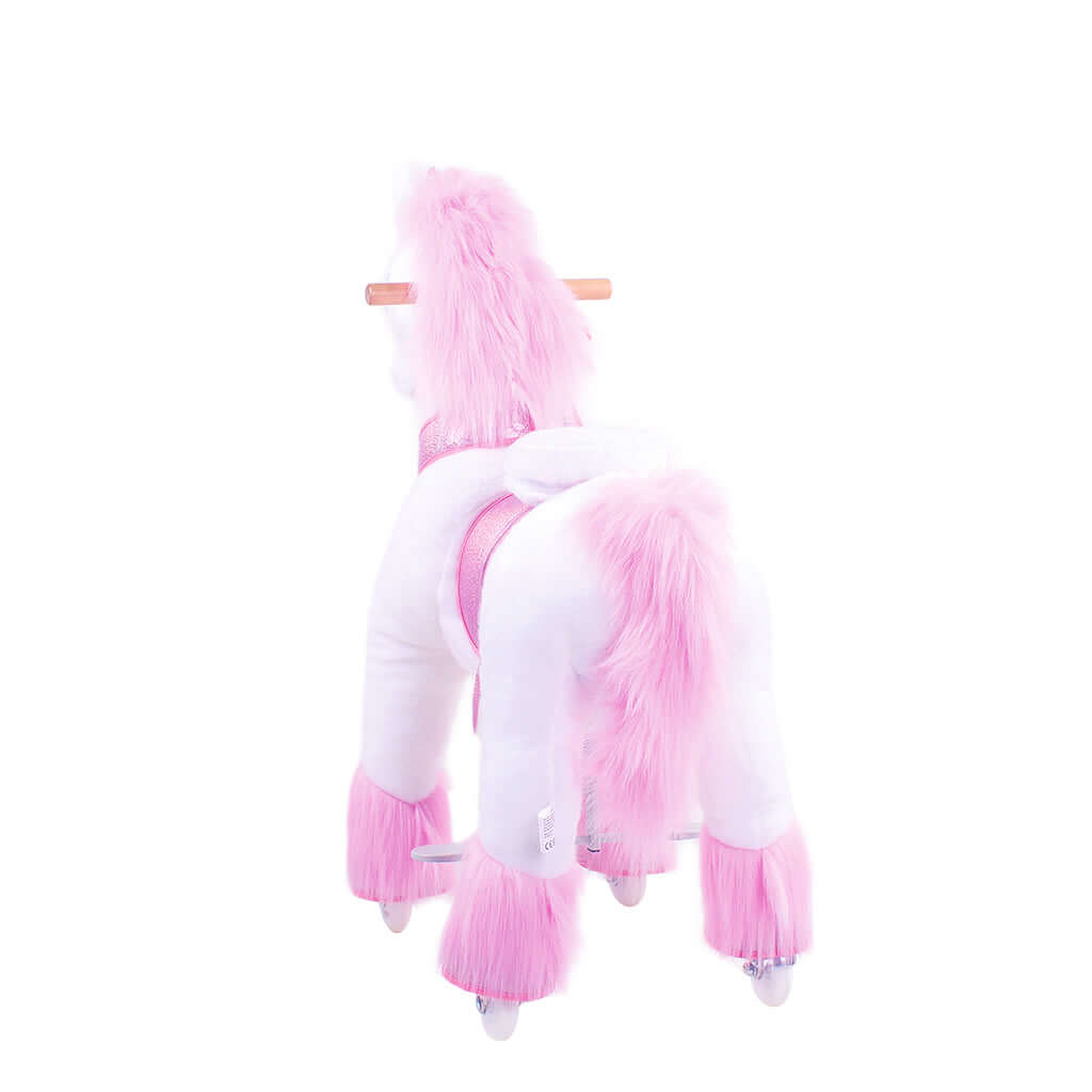 Model U Ride-On Plush Unicorn Age 4-7 Pink