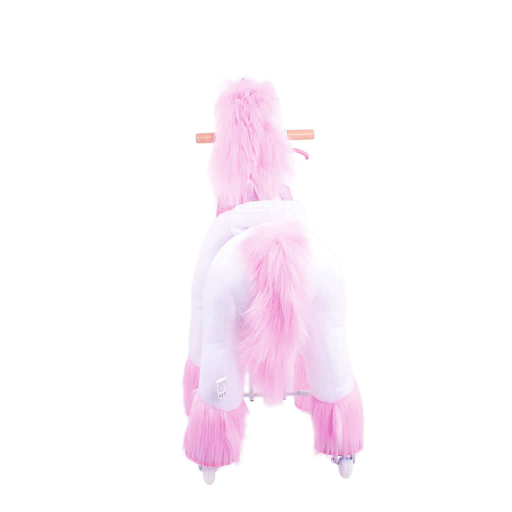 Model U Ride-On Plush Unicorn Age 4-7 Pink
